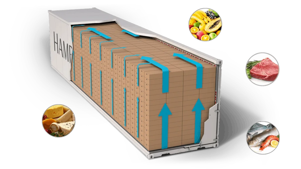 contenedorRefrigeradoInterno air cargo reight