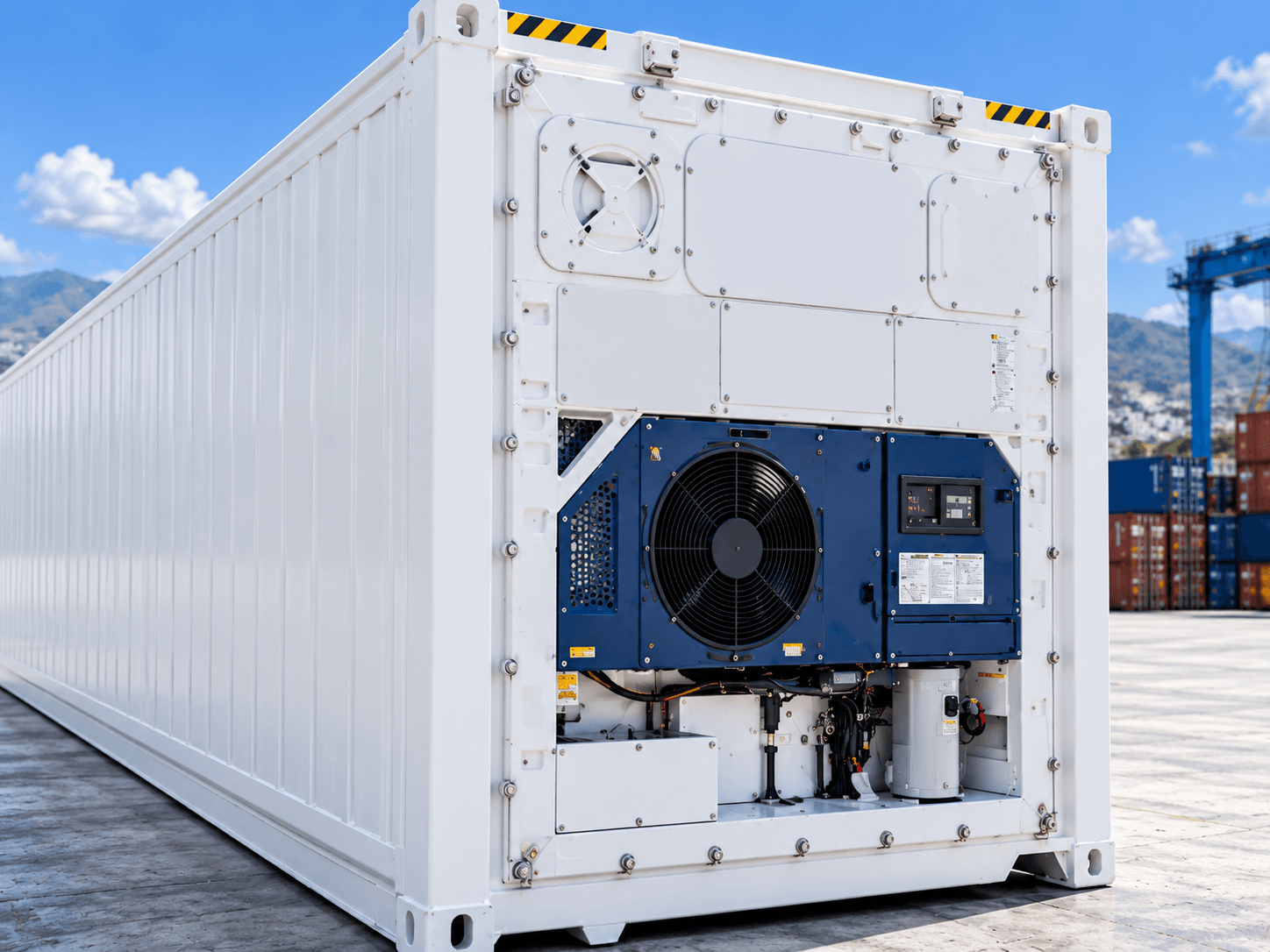 Unidad de refrigeración de contenedor Reefer para cadena de frío